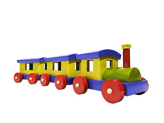 Image showing Toy train