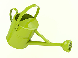 Image showing Green watering can