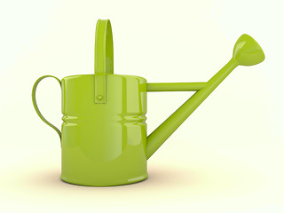Image showing Green watering can