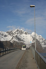 Image showing Bus on the bridge
