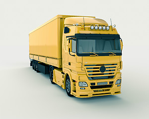 Image showing Truck on a light background