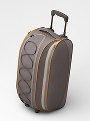 Image showing Grey travel bag