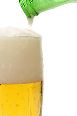 Image showing pouring beer