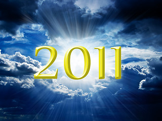Image showing New year 2011