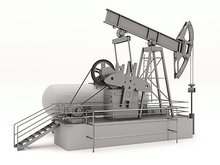 Image showing Pumpjack isolated
