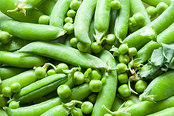 Image showing Green peas