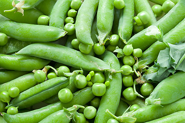 Image showing Green peas