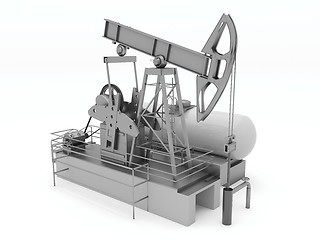 Image showing Pumpjack isolated