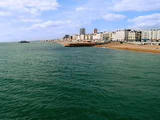 Image showing Brighton Beach, UK