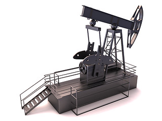 Image showing Oil rig isolated