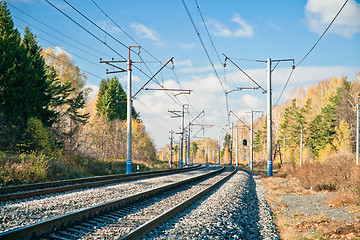 Image showing Railroad tracks