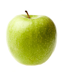 Image showing Green ripe apple isolated