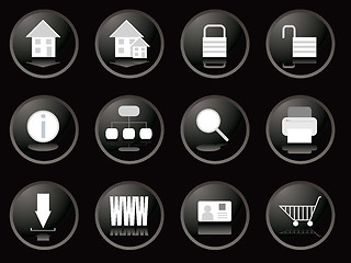 Image showing blackberry buttons web