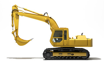 Image showing Excavator isolated