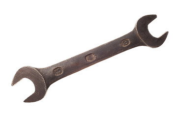 Image showing Metallic dark wrench