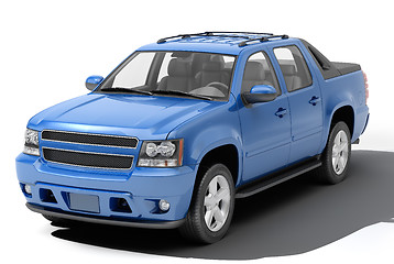 Image showing Blue pickup
