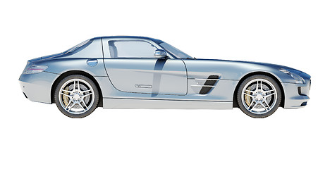 Image showing Supercar isolated on a light background