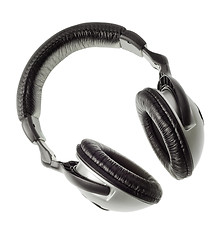 Image showing Modern headphones isolated