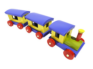 Image showing Toy train