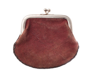 Image showing Old fabric purse