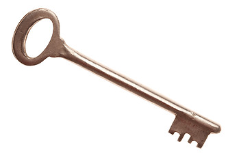 Image showing Door key isolated