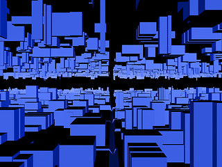 Image showing Abstract city background