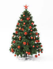 Image showing Christmas tree isolated