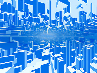 Image showing Abstract city background #2