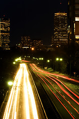 Image showing Storrow Drive at night