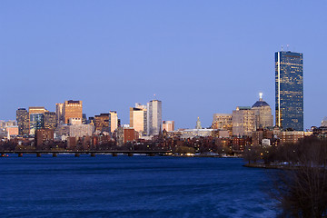 Image showing Boston skyline