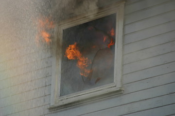 Image showing Put the fire out