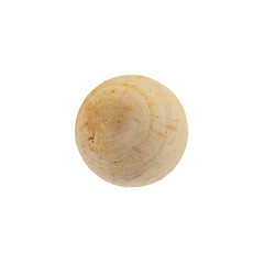 Image showing Wooden sphere isolated