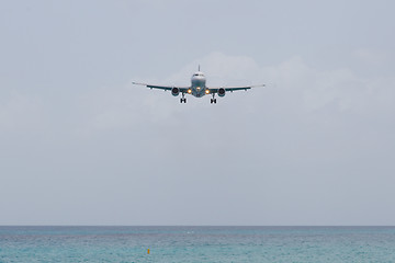 Image showing Airplane landing 