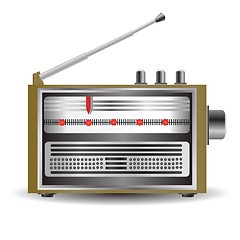 Image showing retro radio