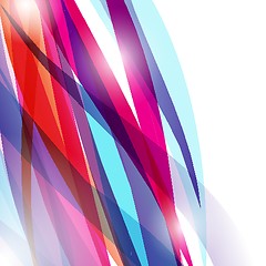 Image showing Neon lights  graphic design abstract background.