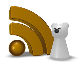 Image showing polar bear rss