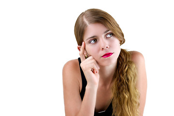 Image showing Thinking Woman