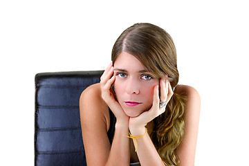 Image showing Bored Woman