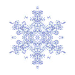 Image showing Abstract snowflake