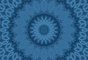 Image showing Abstract blue pattern