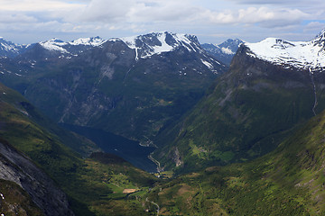 Image showing Geiranger