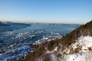 Image showing Bergen, the old Hanseatic town