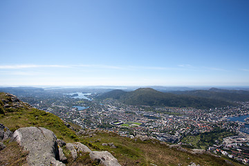 Image showing Bergen, the old Hanseatic town