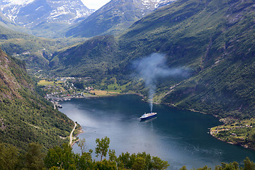 Image showing Geiranger