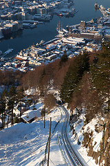 Image showing Bergen, the old Hanseatic town