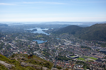 Image showing Bergen, the old Hanseatic town