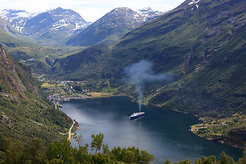 Image showing Geiranger