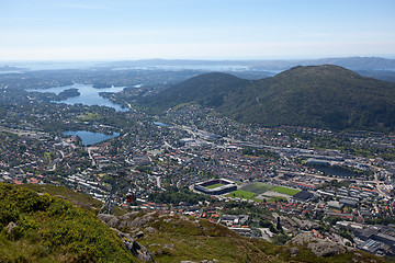 Image showing Bergen, the old Hanseatic town