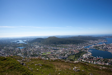 Image showing Bergen, the old Hanseatic town