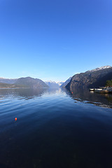 Image showing Fjords and mountains